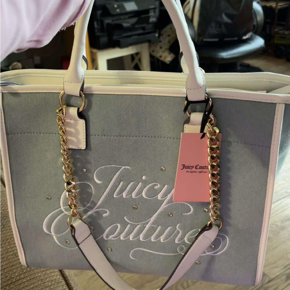 Juicy Couture Blue Tote Bag
